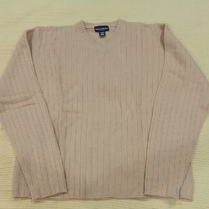 BOWEN&WRIGHT V-Neck Beige Sweater